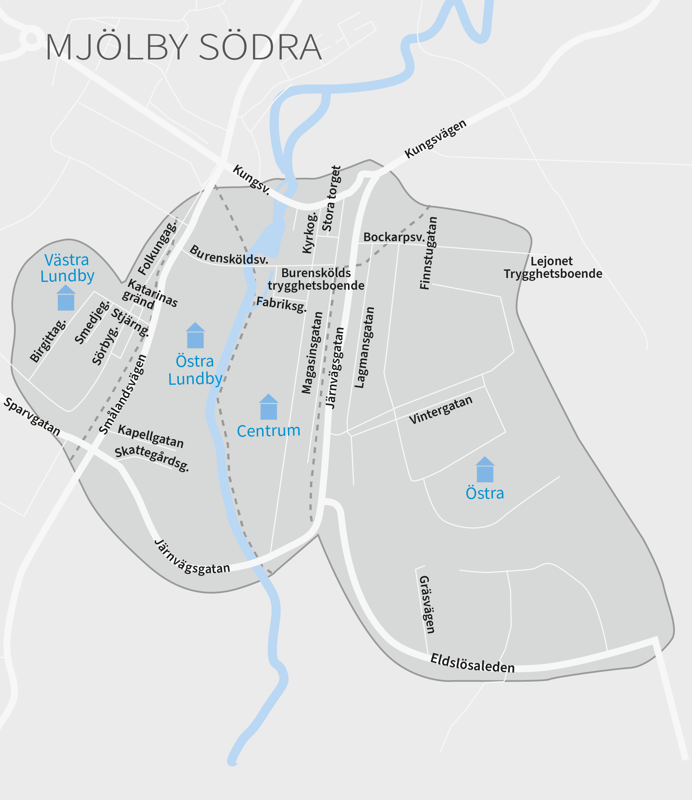 karta över område mjölby södra
